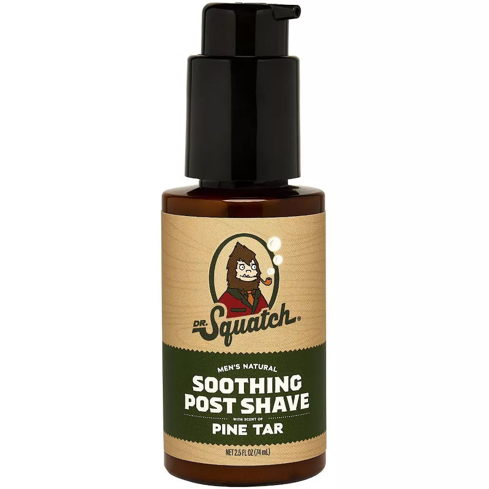 Dr. Squatch Men's Natural Soothing Post Shave Loción Calmante Post Afeitado 2.5oz