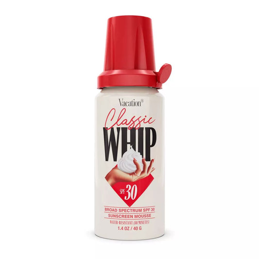 Vacation Classic Sunscreen Whip SPF 30 Bloqueador Solar En Mousse 1.4oz