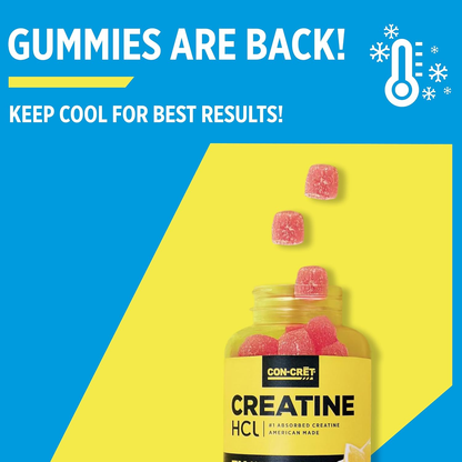 Cret Creatinine 7x Gummies Energía Rendimiento 60 Gomitas Berry