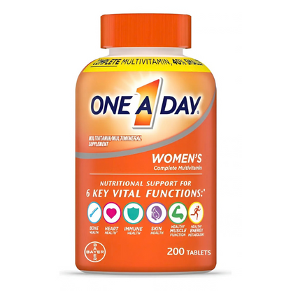One A Day Multivitamínico Mujer 200 Tabletas Vitaminas Sin Sabor
