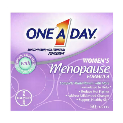 Suplemento Alivio Menopausia Bochornos Multivitaminas 50tab Sin Sabor