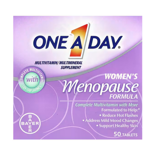 Suplemento Alivio Menopausia Bochornos Multivitaminas 50tab Sin Sabor