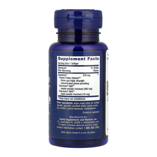 Life Extension 30 Capsulas Para Salud Prostática Suplemento Sin Sabor
