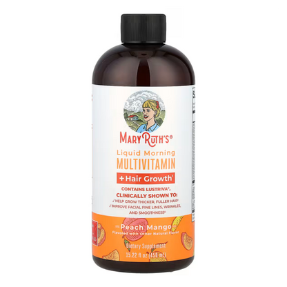 Multivitamínico Líquido Peach Mango Cabello Uñas Piel 450ml Peach/mango