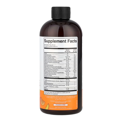 Multivitamínico Líquido Peach Mango Cabello Uñas Piel 450ml Peach/mango