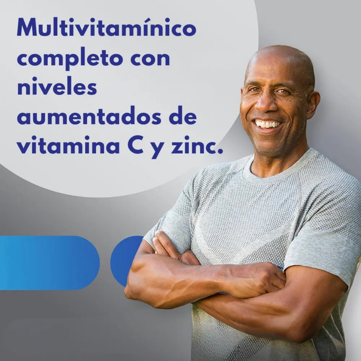 Centrum Silver Men 50+ Americano 100 Tabs Hombre +50 Años Sin Sabor