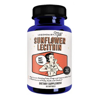 Leche Materna Suplemento Lactancia 60 Capsu Lecitina Girasol Sin Sabor