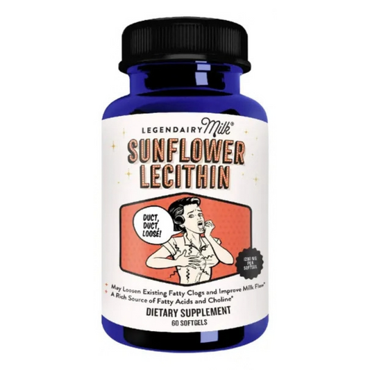 Leche Materna Suplemento Lactancia 60 Capsu Lecitina Girasol Sin Sabor