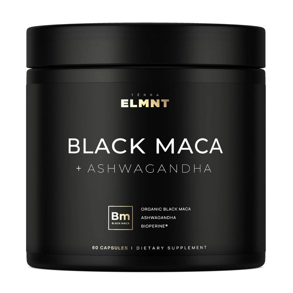 Maca Negra Orgánica Peruana 60 Cápsulas Suplemento Energia Sin Sabor
